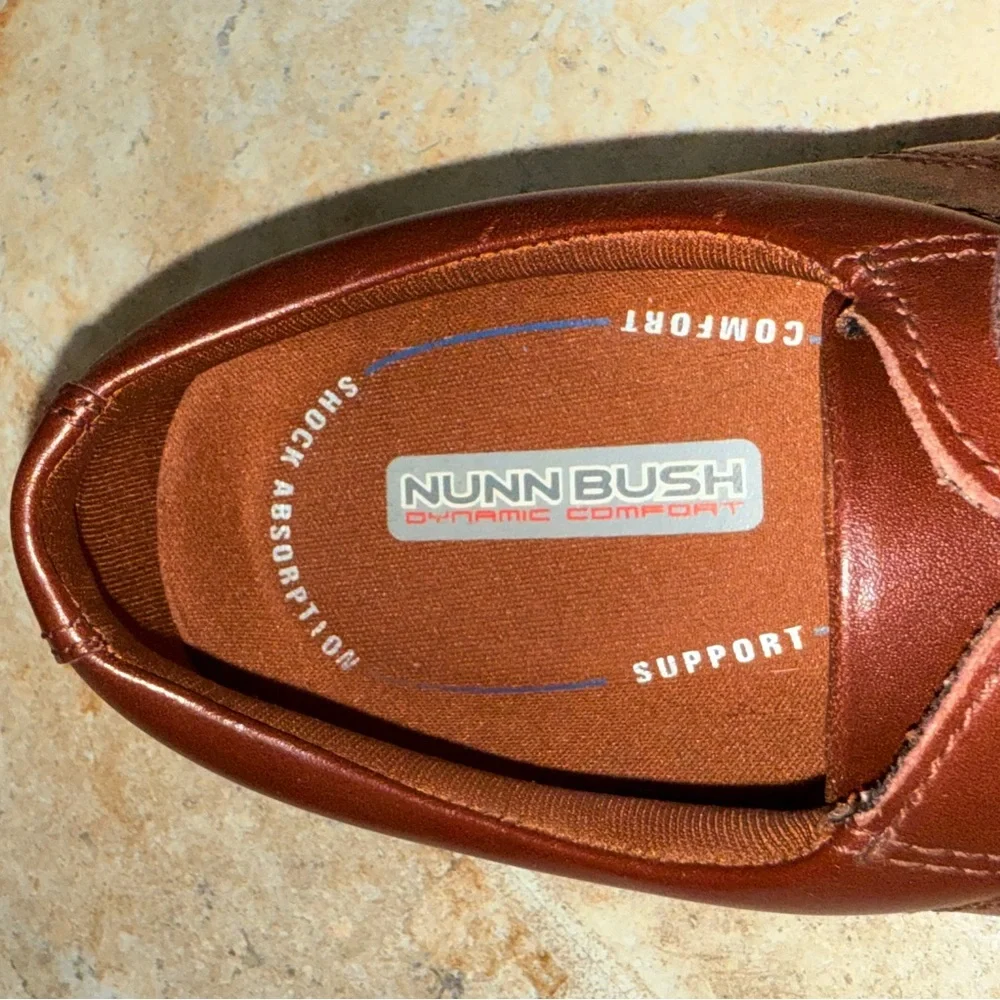 NEW Nunn Bush Brown Leather Size 9M Men's Oxfords‎